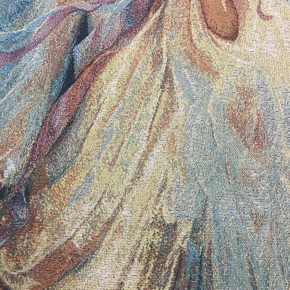 Vintage Large Throw Blanket Messenger Of Love By Mary St Clair NWT 51